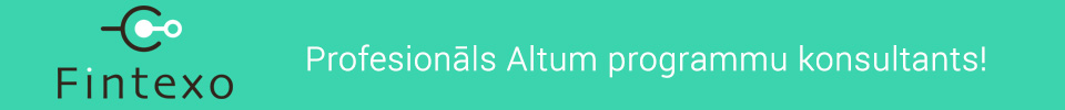 Fintexo - profesionāls Altum programmu konsultants!